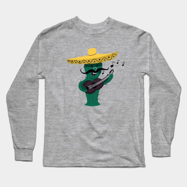 Funny cactus Long Sleeve T-Shirt by Yasna